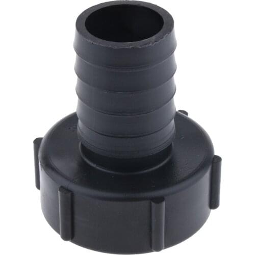 IBC Water Tote Tank Adapter Hose Cap for 60mm Thick Thread Outlet Black,50mm