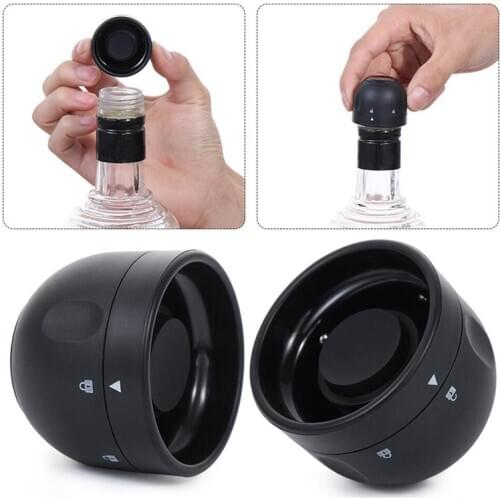 2pcs/4pcs ABS Red Wine Bottle Cap Stopper Vacuum Sealer Wine Stopper Fresh Wine Keeper Champagne Cork Stopper Kitchen Bar Tools