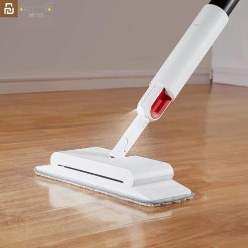 Youpin Deerma TB900 Sweeping and Mopping 2 in 1 Handheld Water Spraying Mop Floor Cleaner Rotatable Spiral Rolling Brush Sweeper