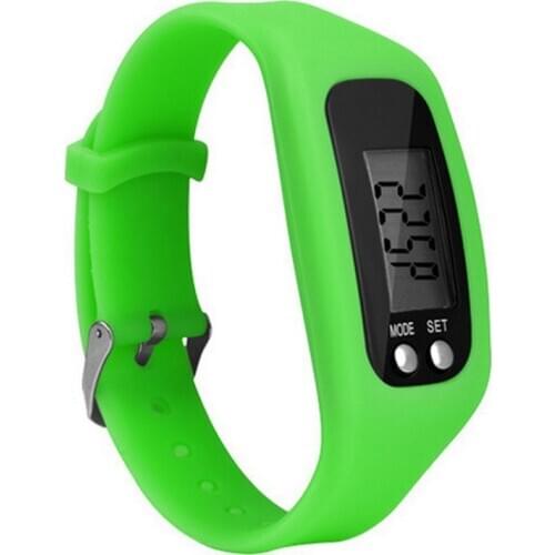 Sports Pedometer Running Step Counter Walking Distance Calorie Counter Pedometer Digital Tracker LCD Fitness Watch Bracelet
