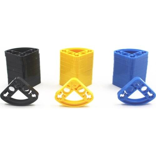 MOC Building Blocks Self-Locking Bricks Technical Parts 20pcs HALFBEAM CURVE 3X3 compatible with lego for Kids Boys Toy ET32249