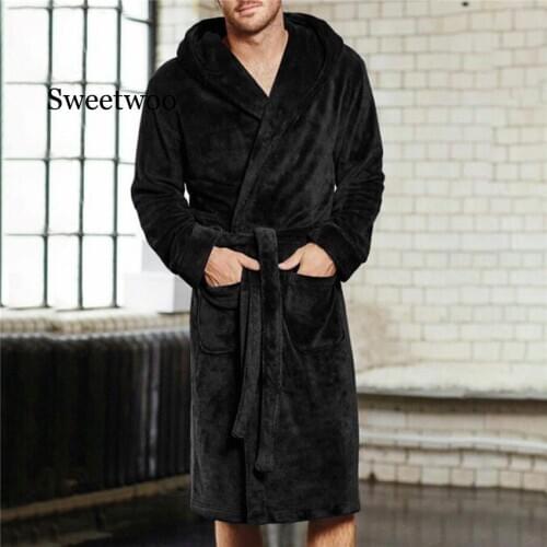 SWEETWOO Hooded Robes For Men