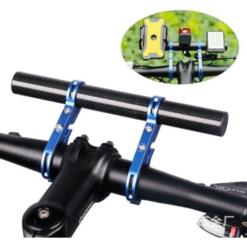 10/20cm Bicycle Extension Rack MTB Aluminum Alloy Carbon Tube Light Code Table Mobile Phone Holder Flashlight Holder Accessorie