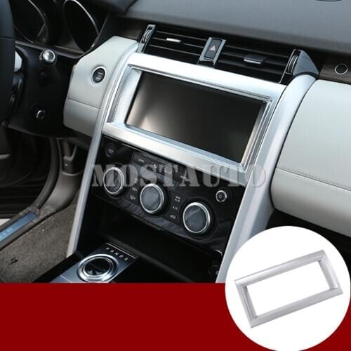 For Land Rover Discovery 5 L462 Inner Console GPS Navigation Frame Cover 2017-2018 1pcs Car Accessories Interior Car Decor