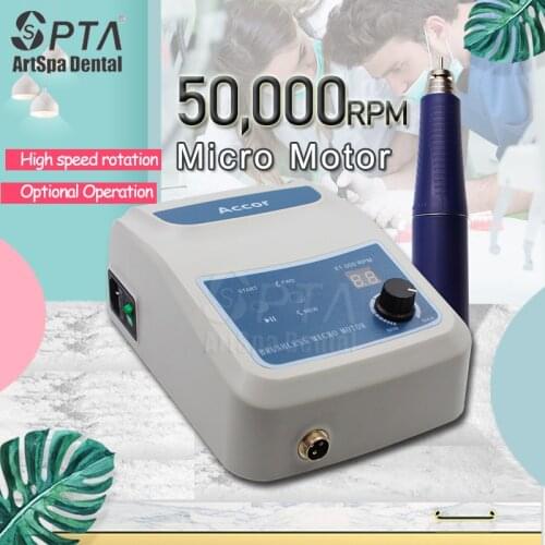 50,000RPM High Quality Micromotor Non-Carbon Brushless Dentista Equipamento Laboratory Turbine Tip Handpiece odontotecnico