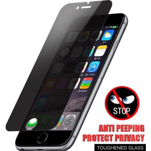 Anti Spy Tempered Glass Protective Film for IPhone 11 12 Pro 6S 7 8 Plus SE XS Max XR X Privacy Screen Protector