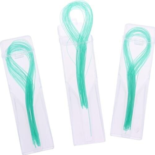 105Pcs/3packs Oral Dental Floss Threader Tooth Floss Holders Between Orthodontic Braces Bridge Dental Oral Clean Toothpick