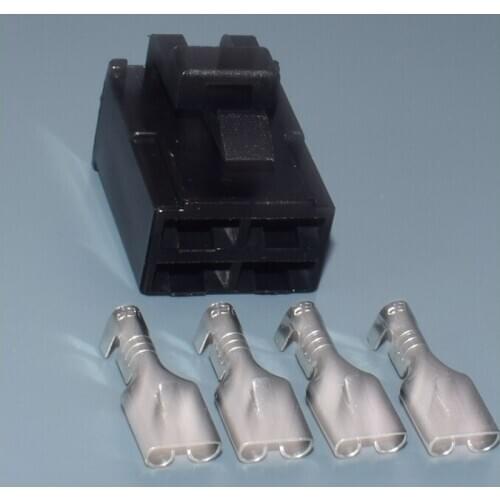 500 Sets Female Relay Scoket 7123-2446 Automotive Connector 4 Pin With Terminals/Pins plug DJ7042C-6.3-21