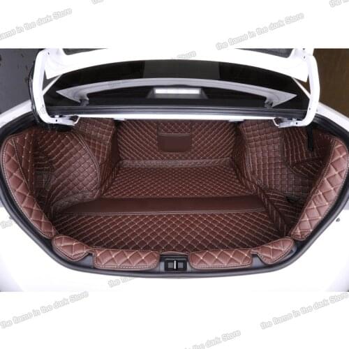 For toyota corolla leather car trunk mat cargo liner 2019 2020 2021 2022 e210 cover boot accessory auto interior fuel hybrid