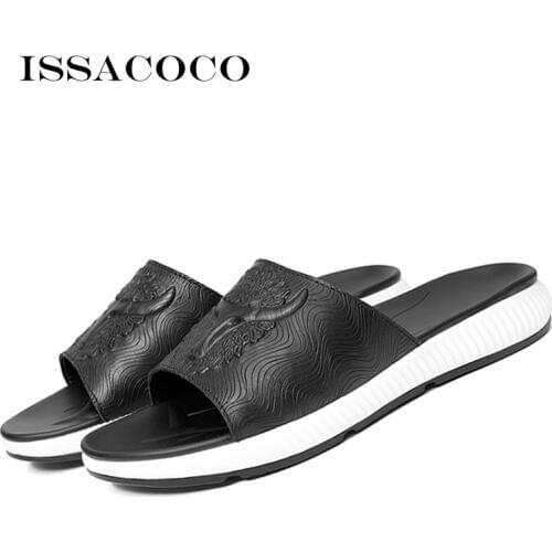 Issacoco Men's Flip Flops