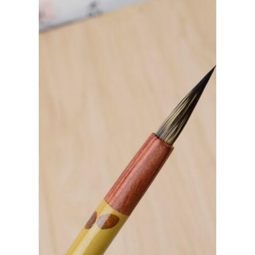 Mouse Whisker Chinese Calligraphy Brushes Small Regular Script Hook Line White Drawing Flowers Plants Landscape Chinese Painting