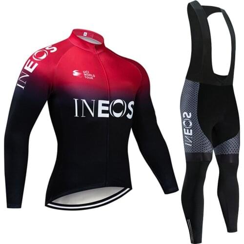 2021 New INEOS TEAM CYCLING JERSEY 20D bike pants set Ropa Ciclismo MENS Winter thermal fleece POO BICYCLING jersey Maillot wear