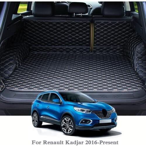 For Renault Kadjar 2016-Present Car Boot Mat Rear Trunk Liner Cargo Floor Carpet Tray Protector Internal Accessories Mats