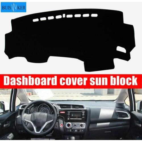 For honda fit 2014-2018 dashboard mat Protective pad Shade Cushion Photophobism Pad car styling accessories