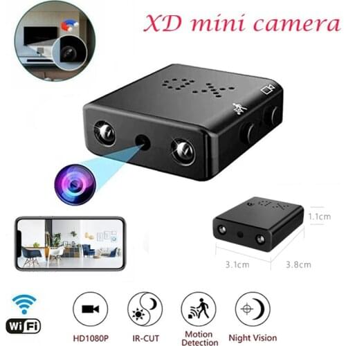 Mini Camera 1080P Security Micro Camera Night Vision with Motion Detection Voice Recording Video Surveillance Wifi Camera