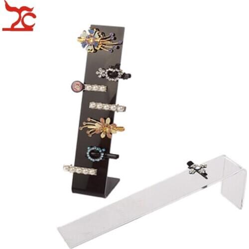 Fashion Acrylic Hair Clip Jewelry Showcase Holder Hairpin Display Show Stand Holder Jewelry Display Stand Rack New Arrival