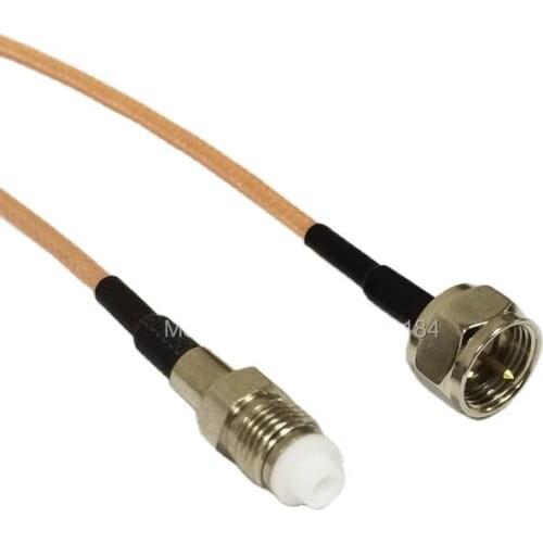 New Modem Connexion Cable F Male Plug To FME Female Jack Connector RG316 Cable 15CM 6inch RF Pigtail