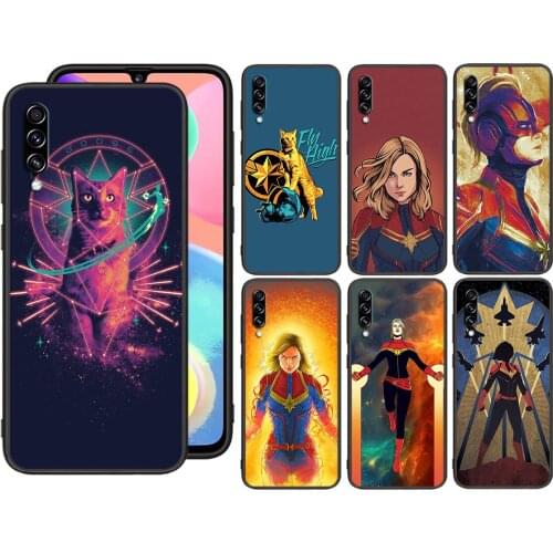Silicone Cover Captain Marvel For Samsung Galaxy A90 A80 A70S A60 A50S A50 A40 A40S A30 A30S A20E A20S A10S A10 A2Phone Case