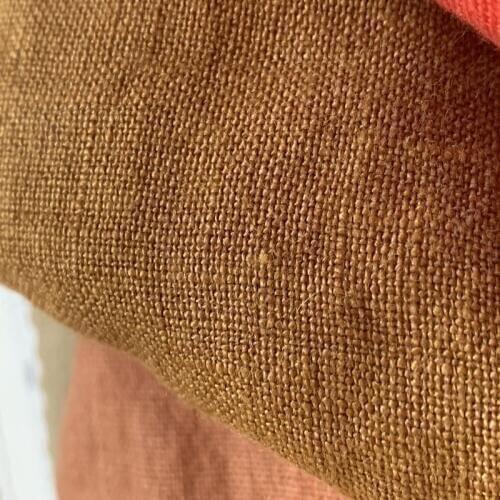 M-447 100% Linen Fabric Sand Washed White Ivory Blue Black Colors 140 cm 55'' width 195 gsm sewing fabric 70 meter on sale