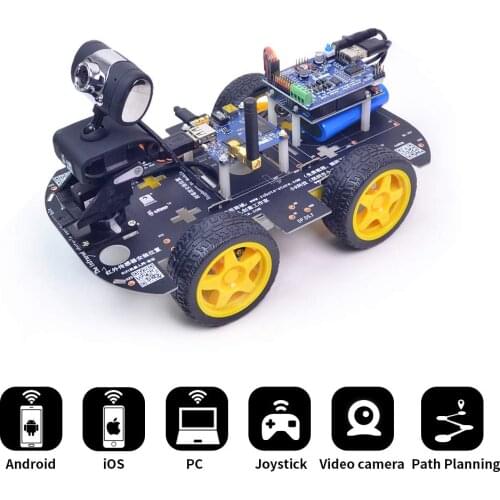 XiaoR Geek DS WiFi Smart Robot Car Kit for Arduino UNO R3,Remote Control HD Camera FPV Robotics Learning & Electronic Toy