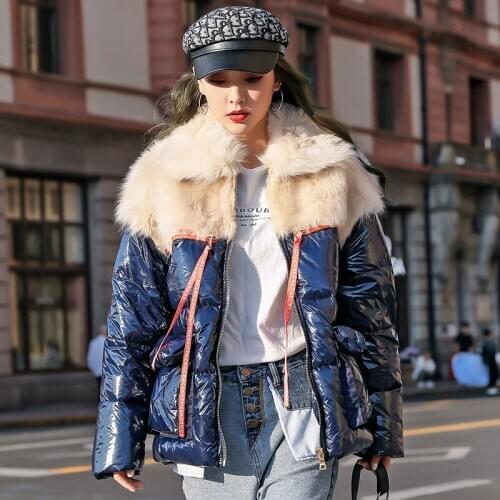 Real Fur Coat Female Wool Jacket Autumn Winter Coat Women Clothes 2020 Korean Vintage Duck Down Coat Tops Manteau Femme ZT4522