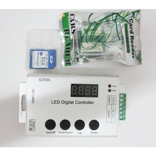 1 pcs Wireless SD Card LED Digital Controller For WS2811 12V Digital Strip & Remote Free shipping