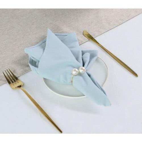 12PCS 30x45CM Dinning Table Decor Reusable Tableware Cloth Placemats,Skin-Friendly Cotton Dinner Napkins,Kitchen Soft Tea Towel