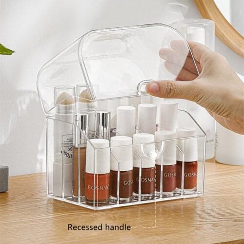 15 Grids With cover Makeup Organizer Storage Box Cosmetic Lipstick Jewelry Box Case Holder Display Stand Make Up Organizer