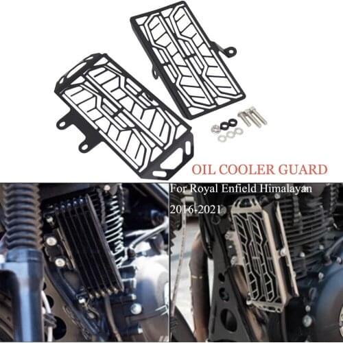 2021-2016 Motorcycle Radiator Cover Oil Cooler Guard Protective Cover For Royal Enfield Fit Himalayan 2020 2019 2018 2017