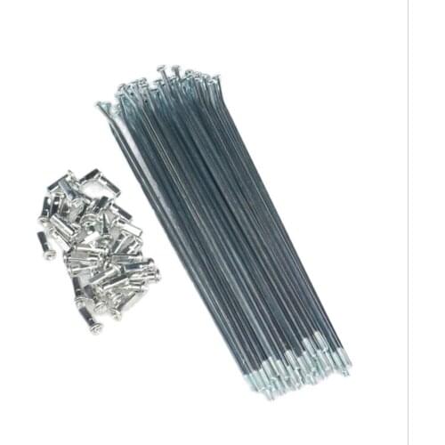 9K 177mm 36 Pcs Wheel Steel Spokes Nipples for Pit Bike Enduro Spokes Steel Wire Cap Hat for CRF KTM KXF YZF WR BSE