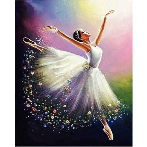 5d diamond embroidery Ballerina girl & butterfly Arts cross stitch diy diamond painting rhinestones Square/round drill LG2198