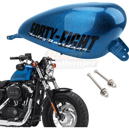 Motorcycle Petrol Fuel Oil Gas Tank Pot For Harley Sportster Iron XL 48 883 1200 Forty-eight 2004-2018