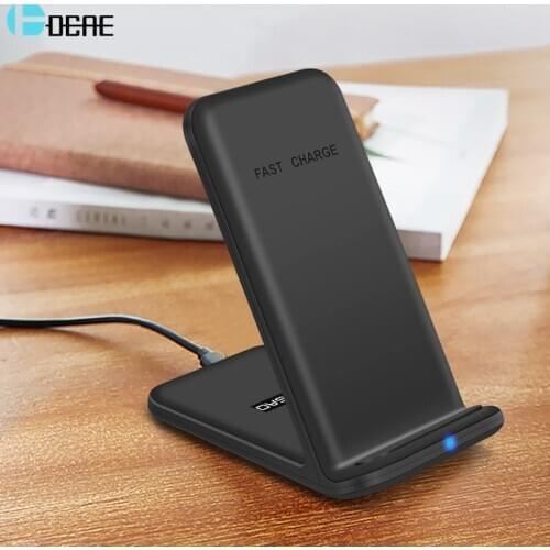 DCAE 15W Qi Wireless Charger Type C Fast Charging Stand for iPhone SE 11 XS XR X 8 Samsung S20 S10 S9 Dock Station Phone Charge