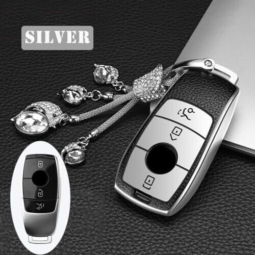 For Mercedes Benz E series E200 E200L E300L S320L S350LHight quality PC + TPU key case cover Key case protective shell holder