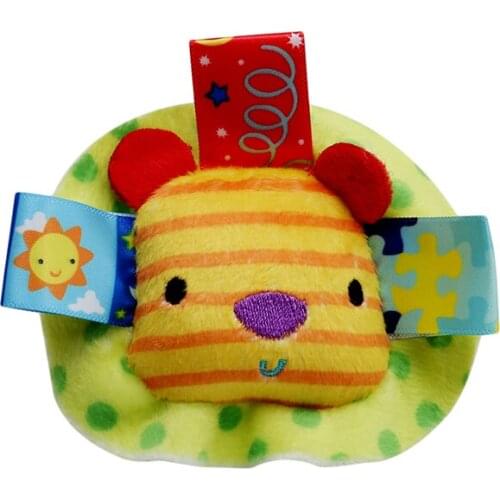 Baby Rattle Toys Garden Bug Wrist Rattle Cartoon Animal Infant Toys Baby Strollers Dolls Wind Bells