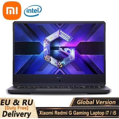 Xiaomi Redmi G Gaming Notebook GTX1650 Ti Intel Core i7/i5 Mi Laptops 16.1 Inch 16GB DDR4 512GB SSD WiFi 6 Windows10 Computer