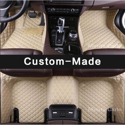 Customized car floor mats for MG 3 5 6 MG3 MG5 MG6 high quality waterproof 3D car styling all weather luxury carpet rugs liners