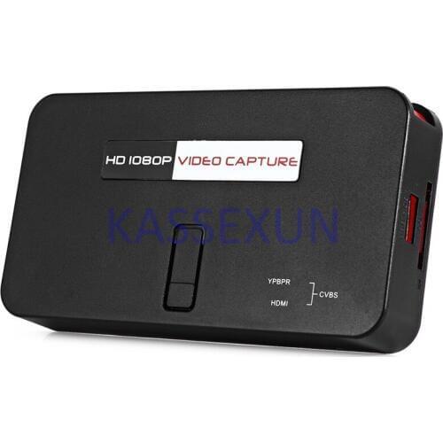YPbPr to USB Driver converter, HD Game capture, convert HDMI YPbPr to USB Driver SD Card directly, Free shipping