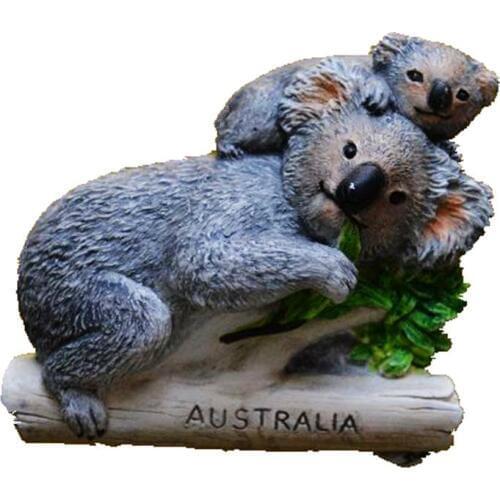Cute Australian Koala High-grade 3D Fridge Magnets World Travel Souvenirs Refrigerator Magnetic Sticker Home Decoration