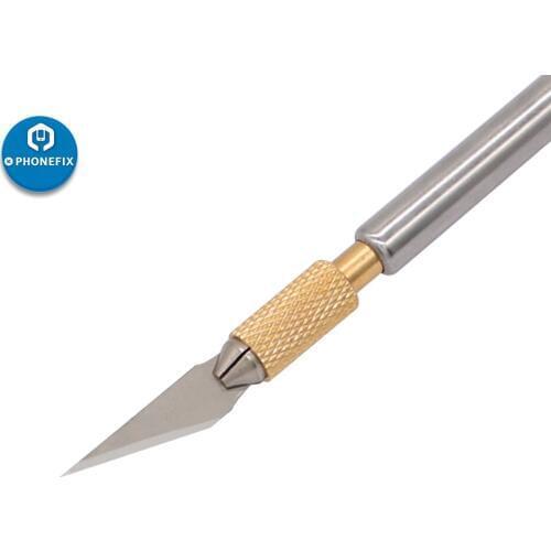 Mobile phone Glass back cover UV Glue removal Cleaning Tool 936 Electric Soldering Iron Heating scraper holder with CPU UV blade