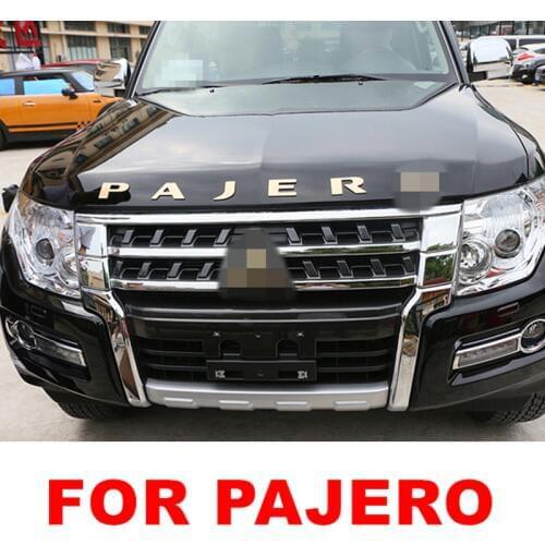 High quality zinc alloy Original models 3D head cover letter mark car stickers for Mitsubishi Pajero Sport V97 V93 Car styling