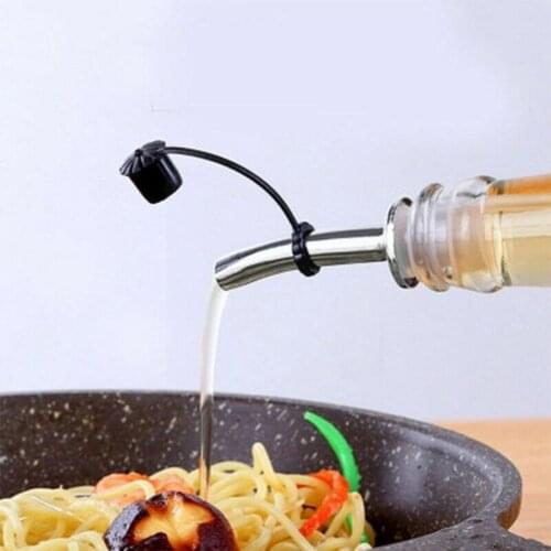 1pc Wine Bottle Beer Pourer With Cap Covers Lid Oil Bottle Tool Cork Drink Stopper Dispenser Bar Accessory Spout Barware Z8Y8