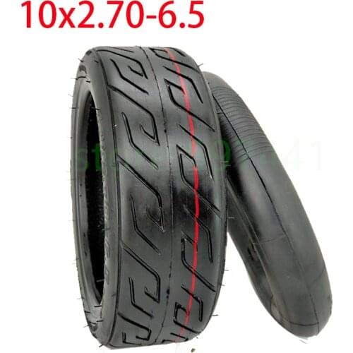 10 Inch 10x2.70-6.5 Tire Inner Tube Tyre for Electric Scooter Balancing Car Folding Car 255x70 Wear-resistant Thickened Tires