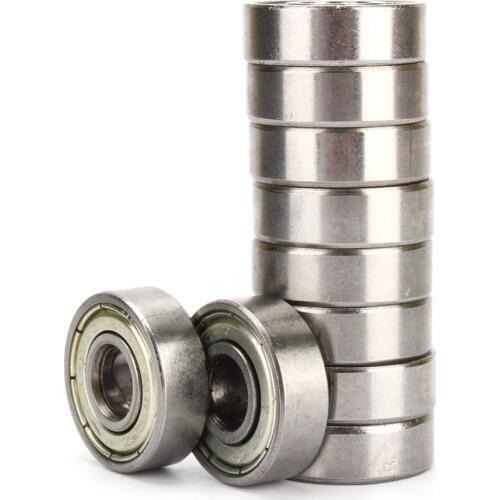10Pcs/Lot 625ZZ 608ZZ Deep Groove Ball Bearings Miniature Rubber Sealed Metal Shielded