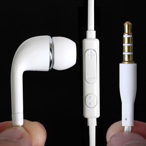 100PCS/lot In-Ear J5 Headphones Earphone W/ Volume Remote Control Mic Flat Cable for Samsung IPhone Huawei Xiaomi Oneplus Vivo