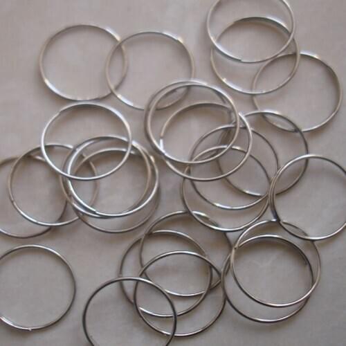 1000pcs/lot , 11mm Crystal Prism Connectors Stainless Steel Rings, Free Shipping,Chromium/Golden Color