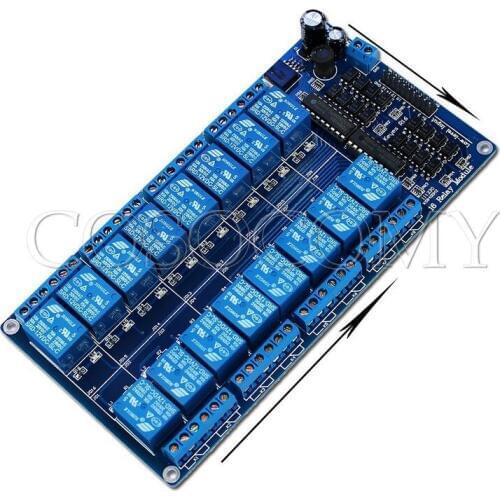 16 Channel Relay 12V Module Opto-couple for UNO MEGA2560 R3 Raspberry Pi 8051 AVR PIC,DSP ARM, ARM