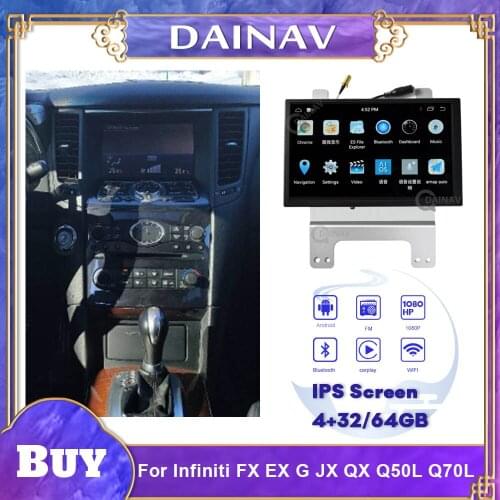2 Din Stereo Receiver Car GPS Navigation Multimedia DVD player For Infiniti FX37 2010 Car Audio Radio Stereo
