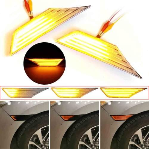 2PCS For Honda Civic 10th Gen Sedan/Coupe/Hatchback 2016 2017 2018 LED Side Marker Lights Turn Signal Lamps