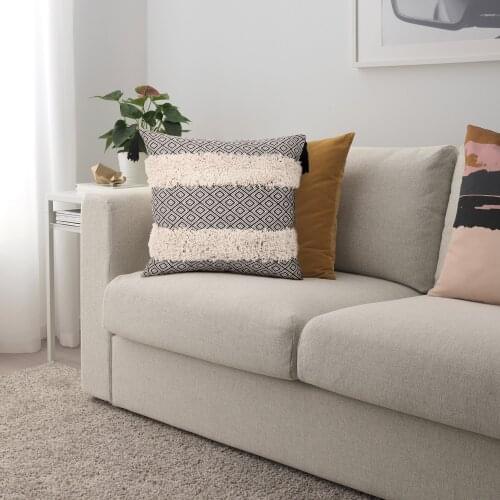 JUANNAI Cushion Case Kwasten Decoratieve Kussenhoes Pillow 45x45Cm Sofa Kussen Cover Handgemaakte Woondecoratie Voor Woonkamer
